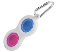 Stylebest Push Bubble Llavero Juguete Compacto del Estrés Sensorial para Estudiantes y Trabajadores de Oficina Silicona 8x3.8cm 1pc (#3)