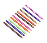 Stylebest Recambios de Color para Lápices de Colores Mecánicos, Repuesto Duradero y Resistente a las Manchas para Pintura y Graffiti, Cera de 5,6 Mm, 10 Piezas en Total