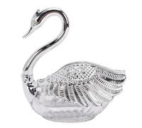 Stylebest Recipiente de Azúcar Decorativo en Forma de Cisne con Cuchara, Tarro de Condimento de Vidrio para Encimera de Cocina, Almacenamiento de Sal, café y té (Estilo 7)