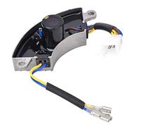 Stylebest Regulador de Voltaje Monofásico AVR de 2 KW para Generador de Gasolina, Carcasa de Aluminio Liviano con Voltaje de Salida Ajustable, Salida de 100 V CC y Corriente de 2 A
