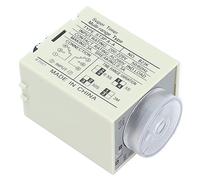 Stylebest Relé de Tiempo Ajustable Relé Temporizador de Retardo de Encendido para Automatización del Hogar Diseño Duradero Fácil de Usar 1 Unidad (#1)