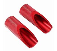 Stylebest Reposapiés de Aleación de Aluminio, Elegantes Accesorios para Reposapiés, Mejoran la Comodidad para Motocicleta, Juego de 2, Disponible en Rojo y Morado (Roja)
