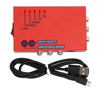 Stylebest RetroScaler2x Converter A V a HD Multimedia Interfa Cecompatible para RetroScaler2x Line Multiplicador (rojo)