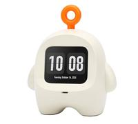 Stylebest Robot de Voz AI, Reloj Despertador Inteligente Interactivo, Juguete Educativo para Niños, ABS, Portátil, 3,39x2,87x2,13 Pulgadas (Blanca)
