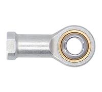 Stylebest Rodamiento de Extremo de Varilla SI12T/K Cojinete de Junta Resistente de Acero Al Carbono para Ingeniería de Cilindros Hidráulicos y Amortiguadores Automotrices (Hilo derecho (hilo