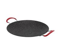 Stylebest Sartén para Parrilla de Barbacoa Coreana Antiadherente con Antiescaldado para Fiestas de Barbacoa Al Aire Libre y Piedra Médica de Hierro para Acampar (34cm)