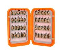 Stylebest Señuelos de Pesca con Mosca de Acero Rico en Carbono, Cebo de Simulación para Lagos, Ríos y Arroyos, 40 Uds.