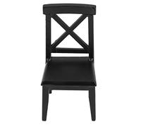 Stylebest Silla de Casa de Muñecas a Escala 1:12, Elegante Silla en Miniatura de Madera Negra para Decoración de Casa de Muñecas, Regalo Ideal para Niñas, Hecha de Abedul, 4,3 X 4,3