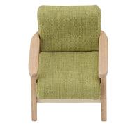 Stylebest Sofá para Casa de Muñecas, Sillón de Tela de Estilo Japonés en Miniatura para Decoración de Casa de Muñecas 1:12, 7x6,5 Cm, Diseño Seguro y No Tóxico (Verde Hierba)