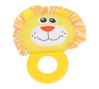 Stylebest Sonajero para bebé, Juguete Mordedor, Campanilla de Felpa Suave, Calmante para Niños de 0 a 1 Año, Material Seguro, 1 Unidad (León)