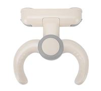 Stylebest Soporte de Baño Ajustable para bebé, Estante de Ducha Plegable Montado en la Pared para Niños Pequeños para Bañarse Fácilmente, 43x34cm (Gris Blanco)