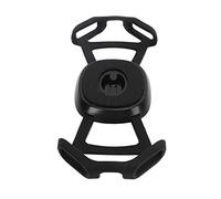 Stylebest Soporte de Teléfono para Bicicleta, Soporte Ajustable de Silicona a Prueba de Golpes para Ordenador de Bicicleta, Negro, Material de Primera Calidad para Ciclismo