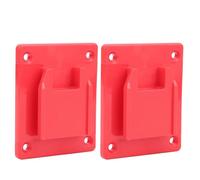 Stylebest Soporte para Máquina de Herramientas Eléctricas, Placa Base de Plástico ABS Duradera para Accesorios de Taladro Eléctrico M18/20V, 2 uds. (Roja)