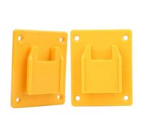 Stylebest Soporte para Máquina de Herramientas Eléctricas, Placa Base de Plástico ABS Duradera para Accesorios de Taladro Eléctrico M18/20V, 2 uds. (Amarilla)