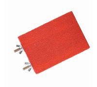 Stylebest Soporte para Percha para Pájaros, Juguete para Loros, Ardillas y Hámsteres, Diseño Seguro de Madera, No Tóxico, Ideal para Jugar y Escalar, Tamaño 9 * 13 Cm (Tornillo Lateral Corto Rojo)