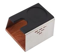 Stylebest Soporte para Prensa de café con Elegante Base de Madera para una Manipulación óptima en Casa, Cafetería y Oficina, Acero Inoxidable 304 y Silicona, 1 Unidad