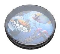 Stylebest Tambor de Mano Ocean Wave, Juguete Creativo con Efectos de Sonido para Niños, Instrumento Musical Educativo de 10 Pulgadas
