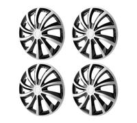 Stylebest Tapacubos de 14 Pulgadas, Material PP Liviano y Duradero (Plata | Ajuste universal para ruedas de acero R14, Fácil instalación, Protege las ruedas de arañazos