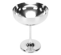 Stylebest Taza para Servir Helado con Patas de Acero Inoxidable para Fiestas de Postres, Diseño único de 14,5x10,8 Cm (A)