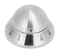 Stylebest Temporizador de Cocina Mecánico de Acero Inoxidable, Recordatorio de Cocción Preciso, Herramienta de Gestión del Tiempo para Chefs Caseros, Diseño de Ahorro de Energía, 1 Unidad (Redondo)