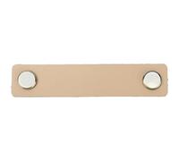 Stylebest Tiradores de Cajones de Cuero PU, Elegantes y Duraderos, Tiradores de Gabinetes Europeos para Decoración del Hogar, Aleación de Zinc y Cuero Artificial, 4,9 X 1,0 Pulgadas, 1 Pieza (Marrón