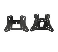Stylebest Torre de Choque Frontal RC, Mejora de Rendimiento de Fibra de Carbono Resistente para Traxxas Sledge, Paquete de 2