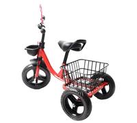 Stylebest Triciclo para Niños, Bicicleta para Niños de 1 a 6 Años con Cesta de Almacenamiento, Neumáticos Silenciosos para Uso en Interiores y Exteriores