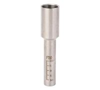 Stylebest Tubo Graduado Soldado con Láser, Herramienta de Medición Manual Duradera y Ligera para Soldadores, Acero Inoxidable de 80mm