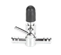 Stylebest Válvula de Control de Tanque de Peces Dispositivo de Flujo de Aire Ajustable de Acero Inoxidable para Acuarios Opciones de 2 Cabezales 4 Cabezales 5 (Un sombrero en un extremo)
