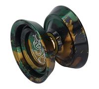 Stylebest Yoyo Ball Alloy Juguete Yoyo Profesional Que No Responde para Niños y Adultos, Regalo Divertido para Jugadores Intermedios, Diseño Duradero y Elegante (Oro Negro)