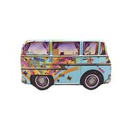 stylebox Caja de conservación y Decorativa de Metal. Mini Camper Van Hippy 17x9x7 cm Caja de Galletas. Deco Box Retro