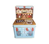 stylebox Caja de metal para galletas de estilo retro para horno - Aproximadamente 14,5 cm x 10 cm x 10,5 cm