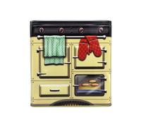 stylebox Lata en estilo retro, horno, color beige, lata para galletas, almacenamiento, aprox. 18 x 10 x 22 cm, volumen: 2500 ml