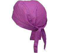styleBREAKER Bandana para Cabeza Ajustable para Mujeres y Hombres, pañuelo Multifuncional de poliéster y algodón, Ideal para Motociclistas y Uso Diario, Púrpura
