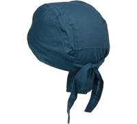 styleBREAKER Bandana para Cabeza Ajustable para Mujeres y Hombres, pañuelo Multifuncional de poliéster y algodón, Ideal para Motociclistas y Uso Diario, Petróleo