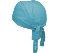 styleBREAKER Bandana para Cabeza Ajustable para Mujeres y Hombres, pañuelo Multifuncional de poliéster y algodón, Ideal para Motociclistas y Uso Diario, Turquesa