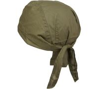 styleBREAKER Bandana para Cabeza Ajustable para Mujeres y Hombres, pañuelo Multifuncional de poliéster y algodón, Ideal para Motociclistas y Uso Diario, Verde Oliva