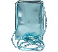 styleBREAKER Bolsa de hombro para mujeres para teléfonos móviles en metal, bolsa de hombro, bolsa de transporte para teléfonos móviles, mini-bolso 02012307, color:Azul metálico
