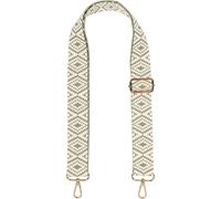 styleBREAKER Bolsas de hombro con patrón azteca, correa de bolsillo con mosquetón, ajustable, correa para teléfono móvil, cadena para teléfono móvil, color: verde lima y beige
