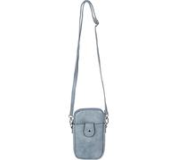 styleBREAKER Bolso de hombro de las señoras pequeño con la cremallera, mini bolso unicolor ajustable, bolso del teléfono móvil 02012382, color:Azul claro