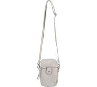 styleBREAKER Bolso de hombro de las señoras pequeño con la cremallera, mini bolso unicolor ajustable, bolso del teléfono móvil 02012382, color:Gris-claro