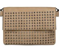 styleBREAKER Bolso de Mano «Clutch» con Remaches, Bolso de Fiesta, Correa para el Hombro, Correa de Mano, Bolso de Hombro, señora 02012227, Color:Marrón
