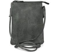styleBREAKER bolso de mano minibolso de bandolera con remaches en forma de estrella, bolso de hombro, bolso de mano, bolso, señora 02012235, color:Gris oscuro