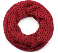 styleBREAKER Bufanda circular de punto unisex con patrón calado | Bufanda de punto grueso calado, 100% viscosa, 2-3 vueltas, lavable a 30 °C, aprox. 73x29 cm.
