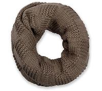 styleBREAKER Bufanda circular unisex punto fino patrón relieve | Bufanda 64x33 cm, tejido suave, cálido y elástico para invierno. Flexible, de doble vuelta.