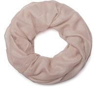styleBREAKER Bufanda de bucle para mujer con efecto brillante, diseño liso en tela suave de viscosa, ligera y elegante, mide 87 x 93 cm, Rosa palo oscura