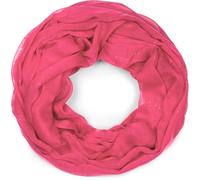 styleBREAKER Bufanda de bucle para mujer con efecto brillante, diseño liso en tela suave de viscosa, ligera y elegante, mide 87 x 93 cm, Pink