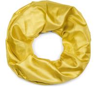 styleBREAKER Bufanda de bucle para mujer, ligera y sedosa en colores sólidos, bufanda tubular de verano ligera en un solo color 01017063, color:Amarillo dorado