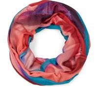 styleBREAKER Bufanda tipo loop mujer,Rojo-Naranja