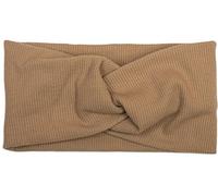 styleBREAKER Cinta para el Pelo con una óptica de Fino Acanalado con Lazo, Cinta para la Frente, Head Band, señora 04026009, Color:Marrón Claro